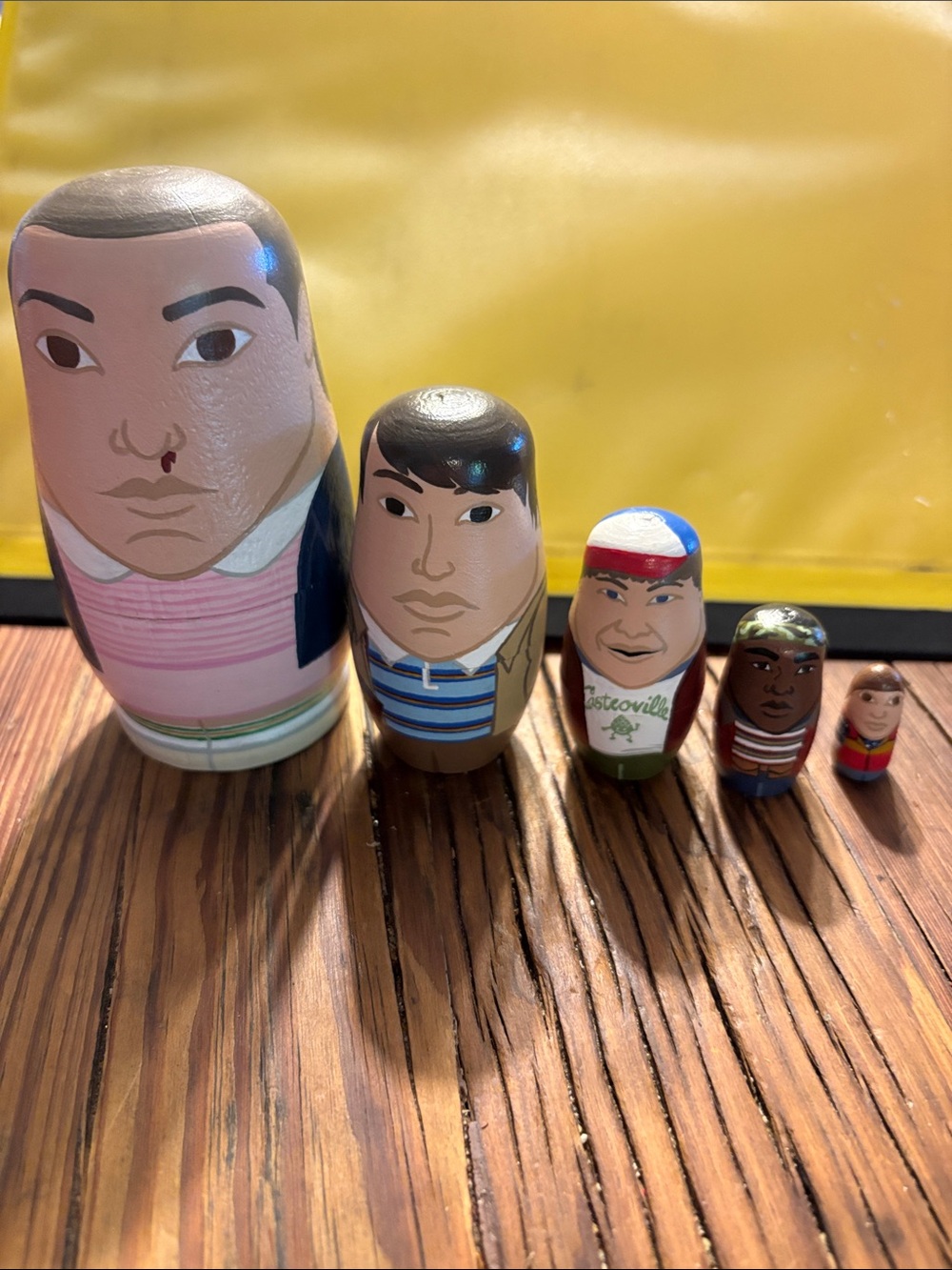 Wooden Stranger Things Nesting Dolls